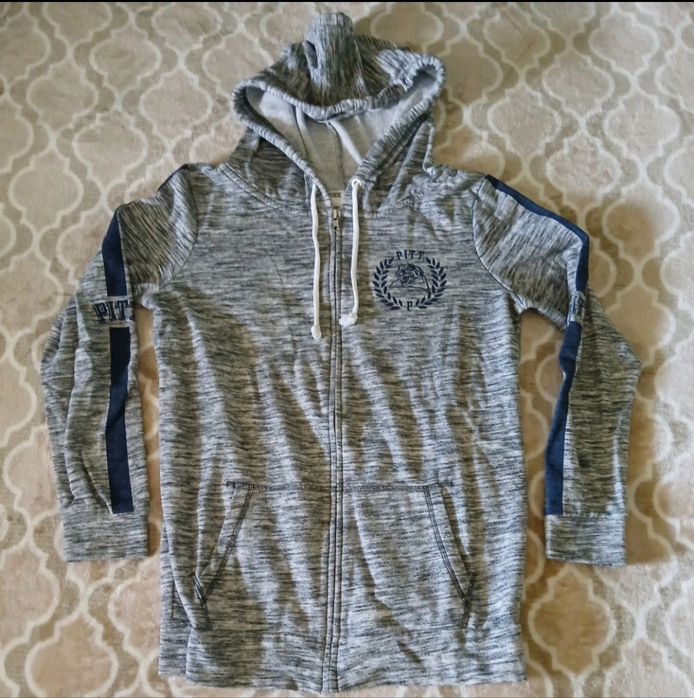 VS PINK Collegiate Collection Hoodie, PITT, Size M
